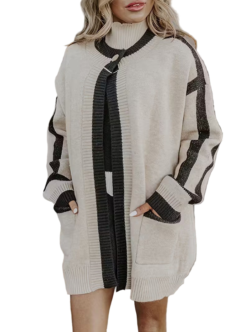 Women's Open-Front Cardigan with Pockets