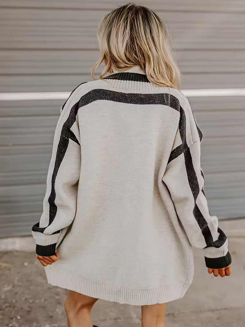 Women's Open-Front Cardigan with Pockets